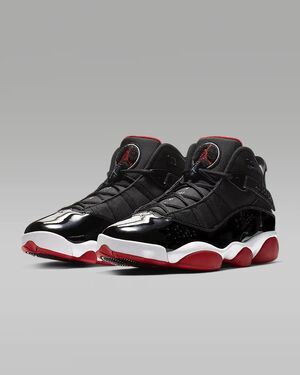 Jordan 6 Rings. Bred (2024). SIZE 10 - 322992-062